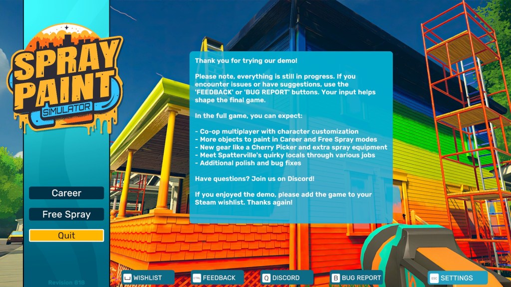 Spray Paint Simulator