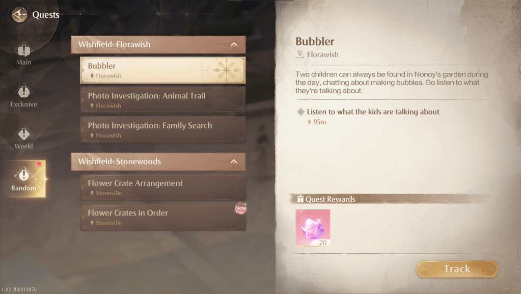 Infinity Nikki Quests