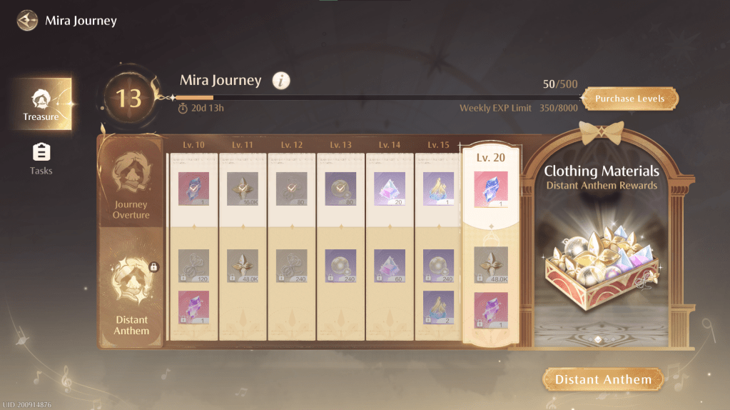 Infinity Nikki Daily Tasks