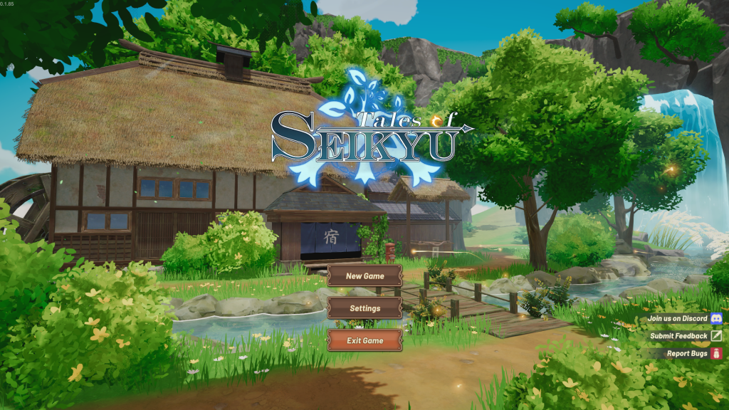 Tales of Seikyu Title Screen